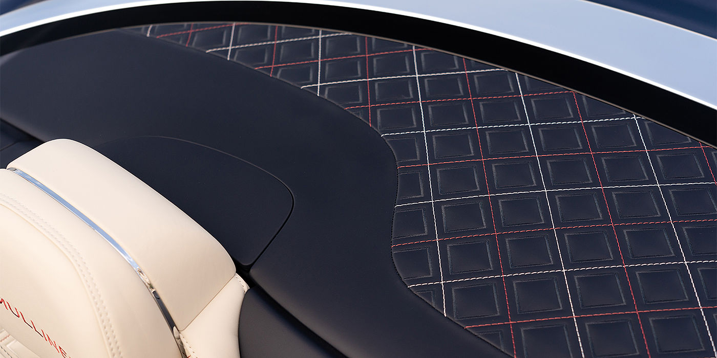 Bentley Monterrey Bentley Continental GTC Mulliner convertible seat and cross stitched tonneau cover